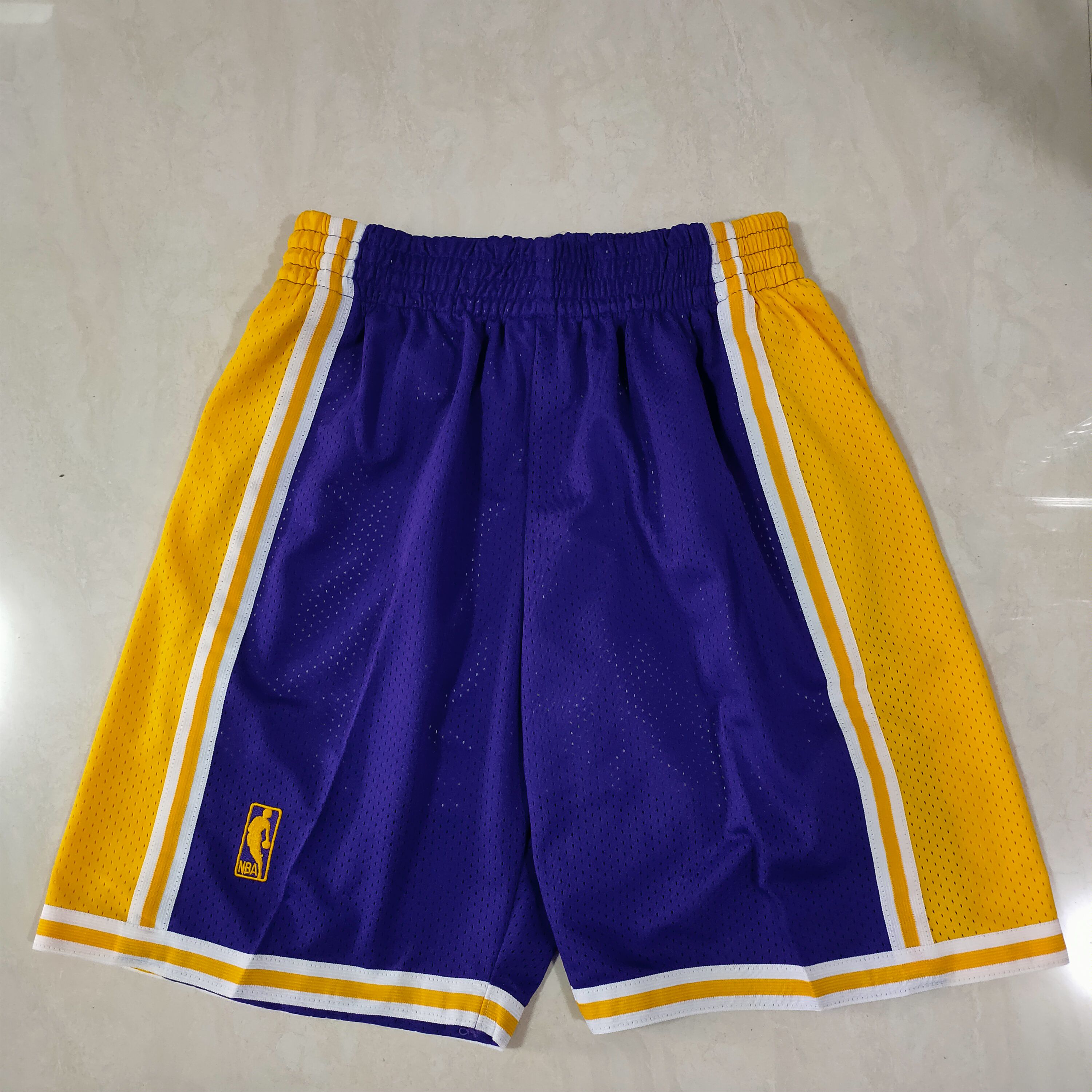 Men NBA Los Angeles Lakers Purple Shorts 04161->more jerseys->NBA Jersey